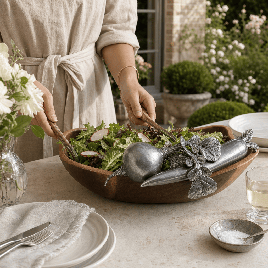 Garden Veggie Salad Serving Bowl 7