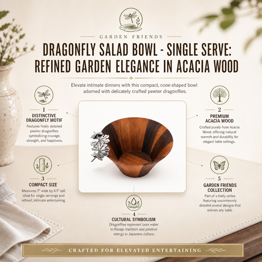 Dragonfly Salad Bowl - Single Serve 1