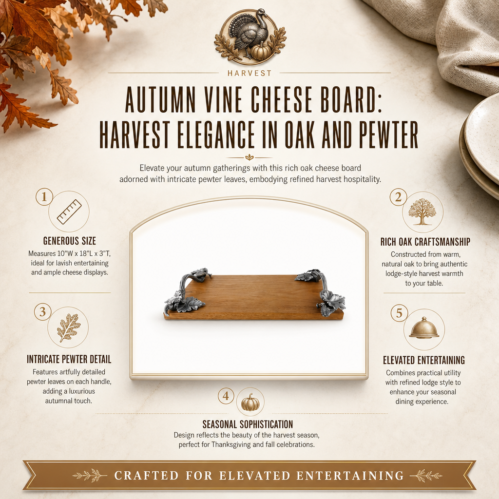 Autumn Vine Cheese Board 8