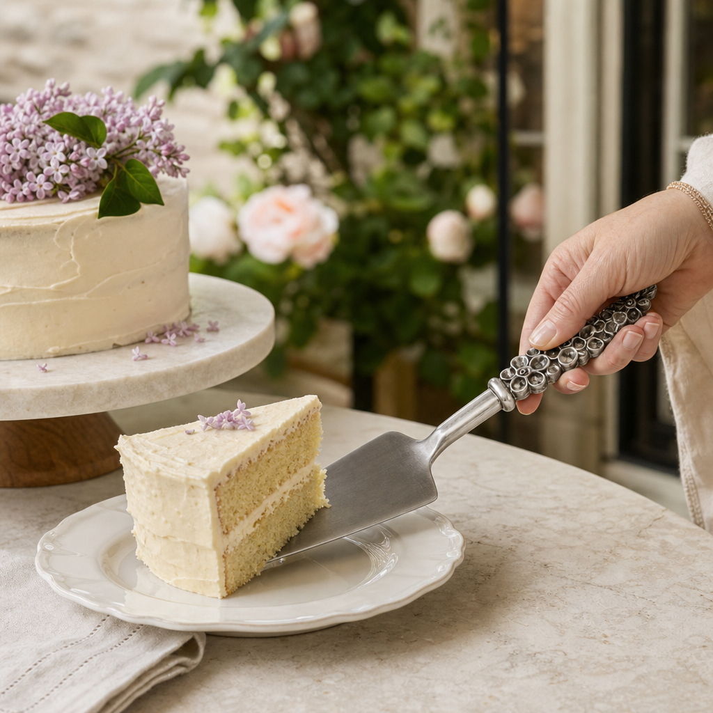 Lilacs Cake Server 5
