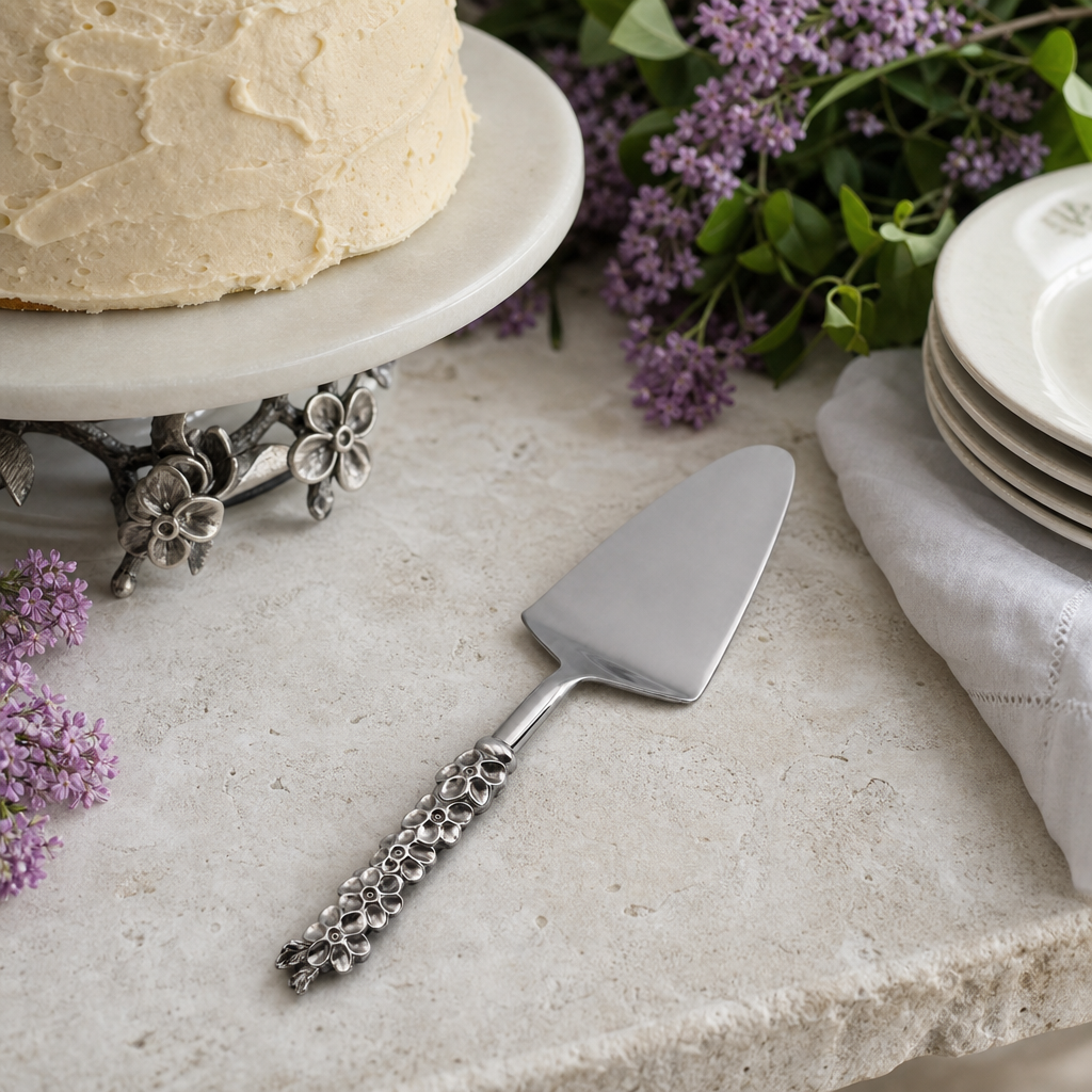 Lilacs Cake Server 7