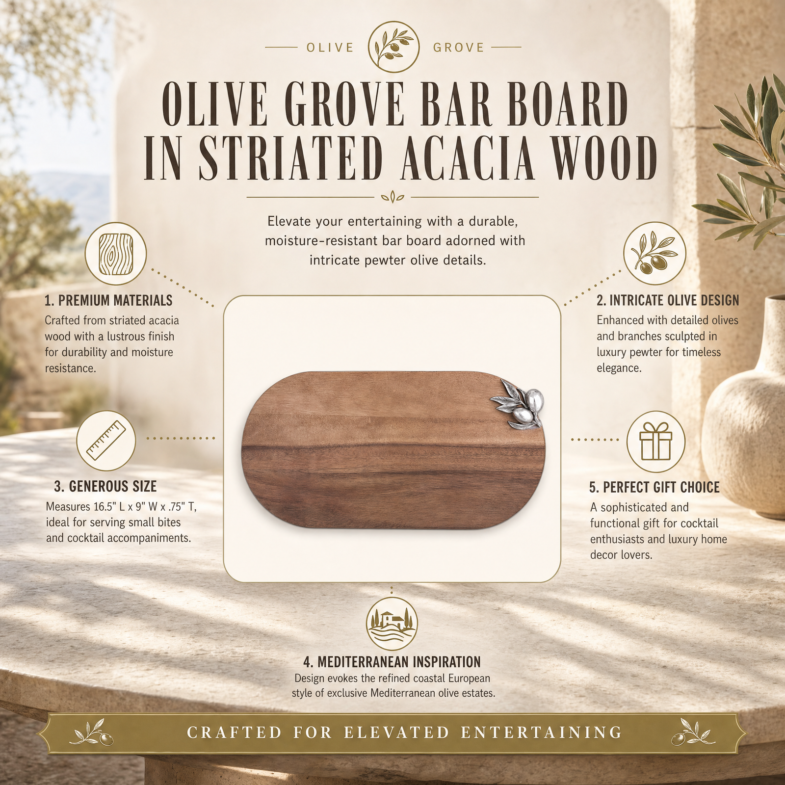 Olive Bar Board 9