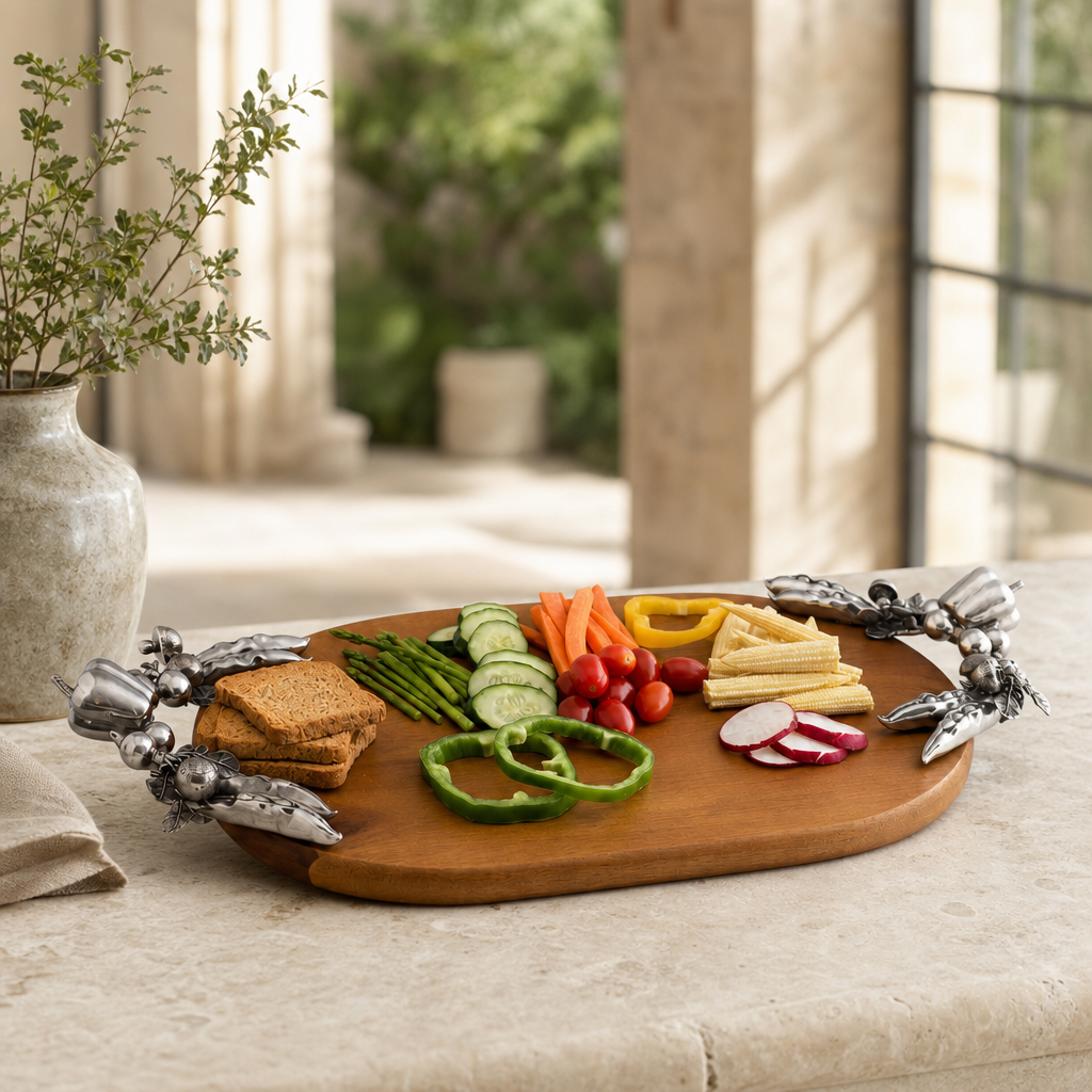 Veggie Fresh Oval Cheese Tray 3