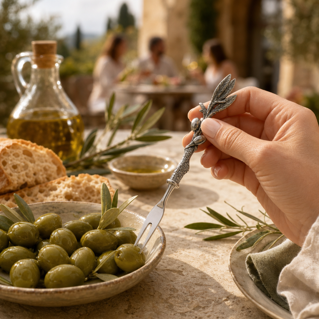 Olive Hors d'oeuvre Fork 5