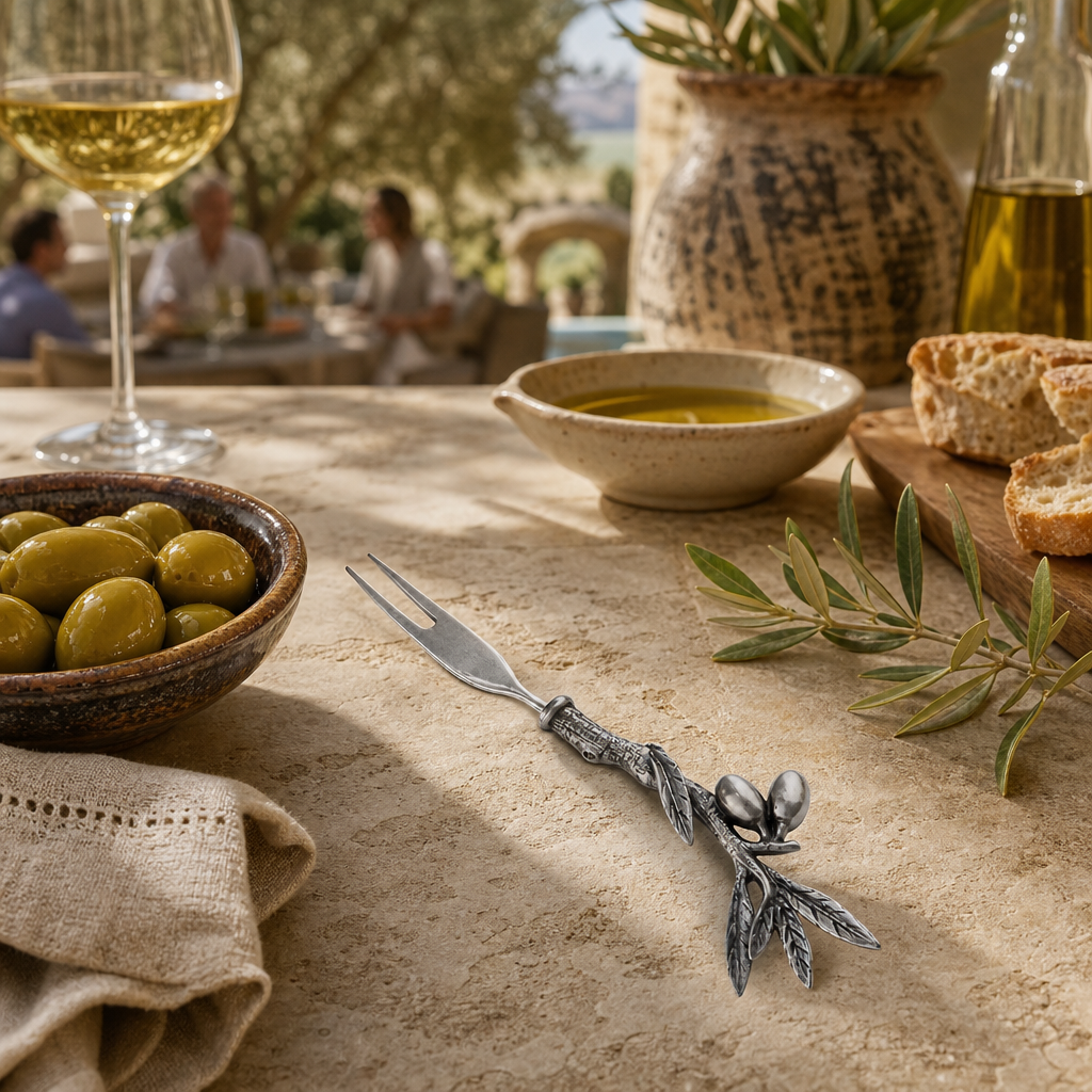 Olive Hors d'oeuvre Fork 7