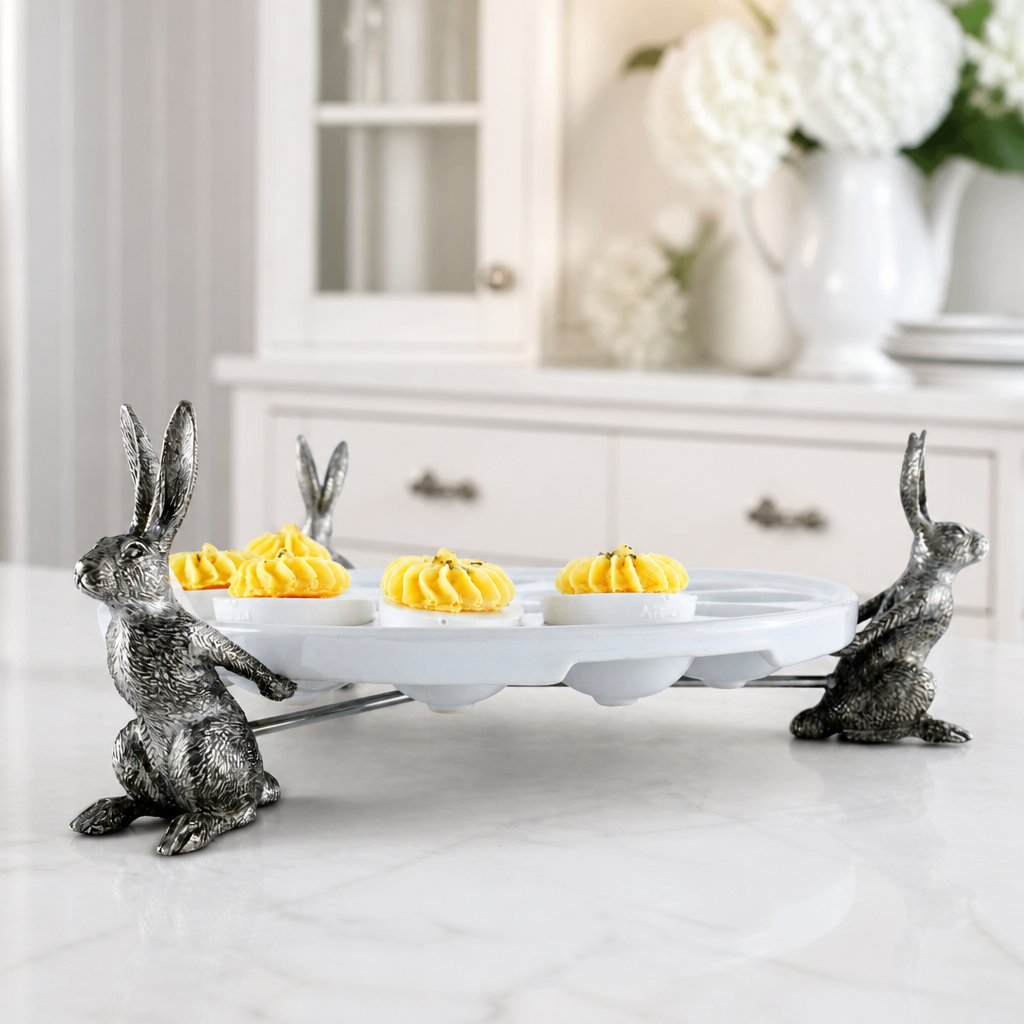 Rabbit Deviled Egg Holder 8