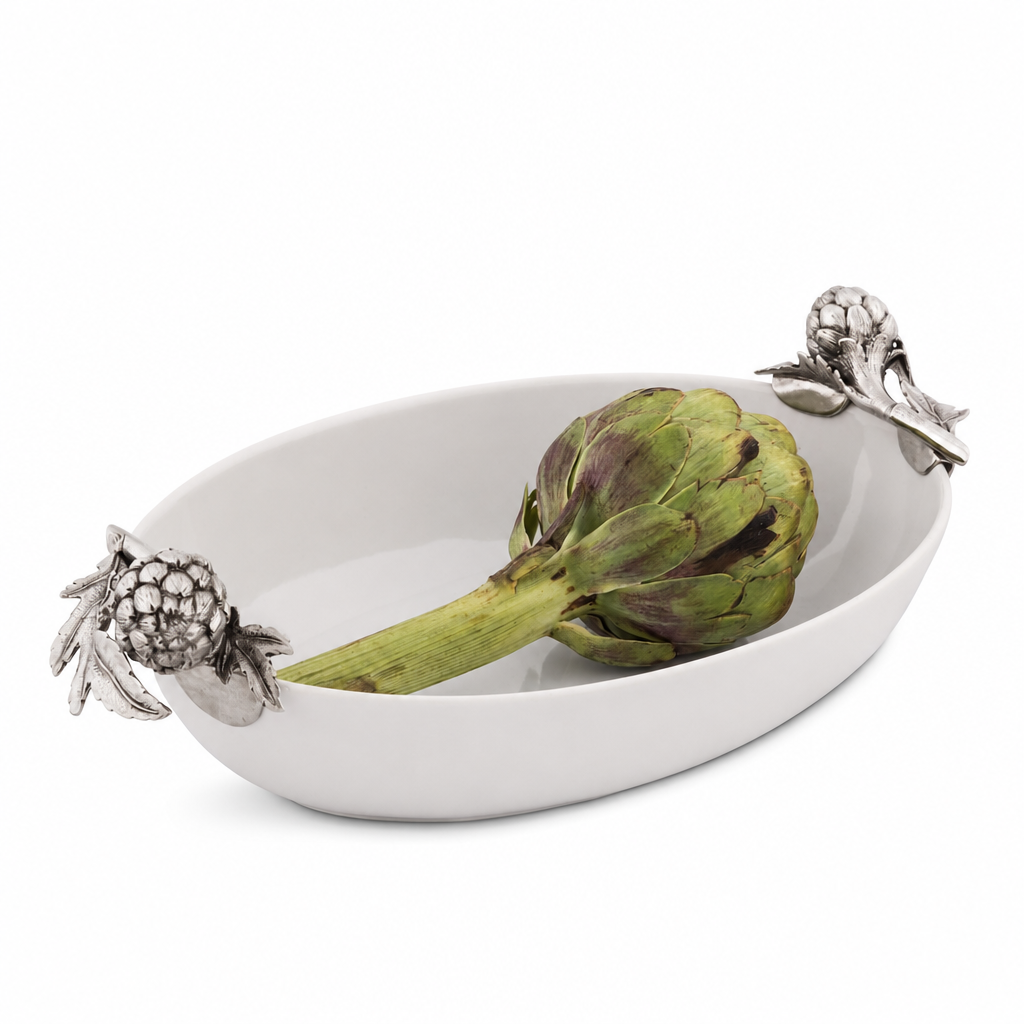 Artichoke Stoneware Serving Dish 1