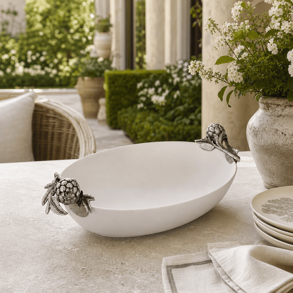 Artichoke Stoneware Serving Dish 7