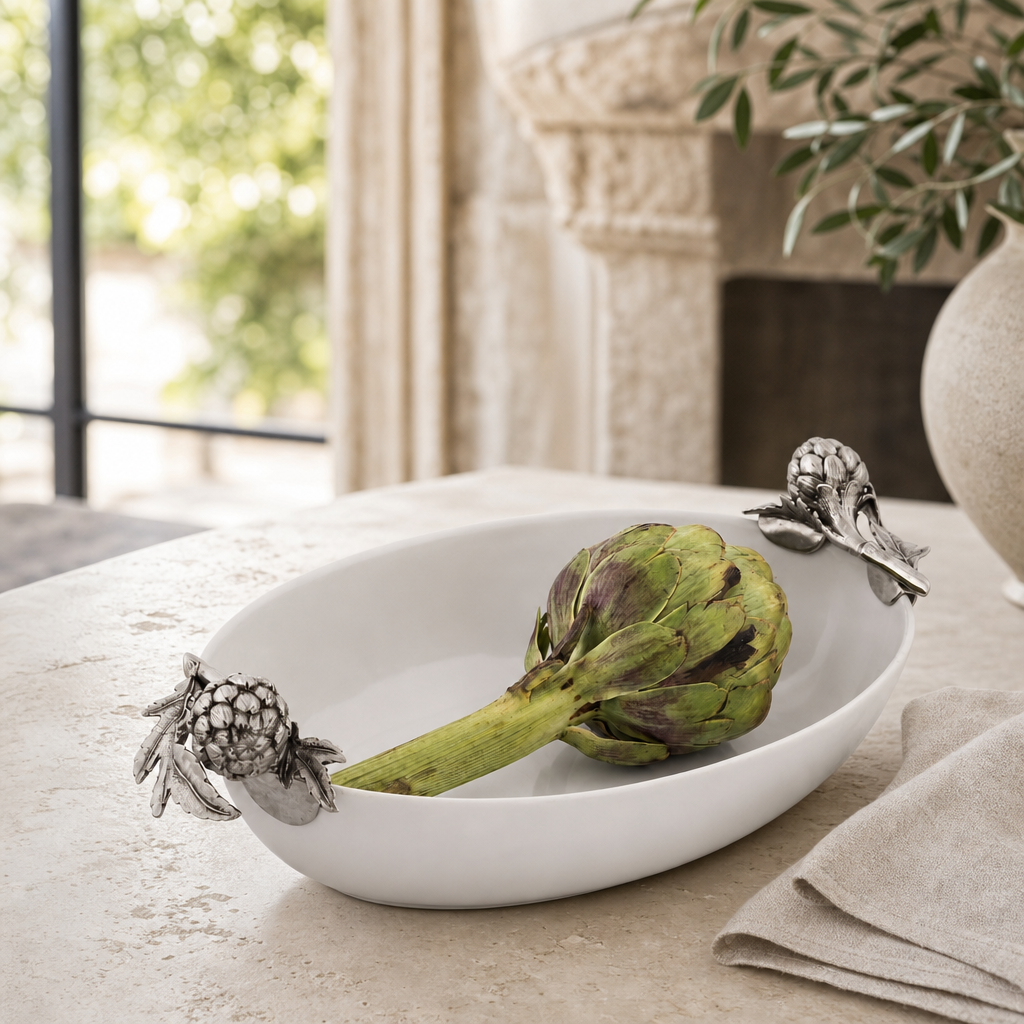 Artichoke Stoneware Serving Dish 1