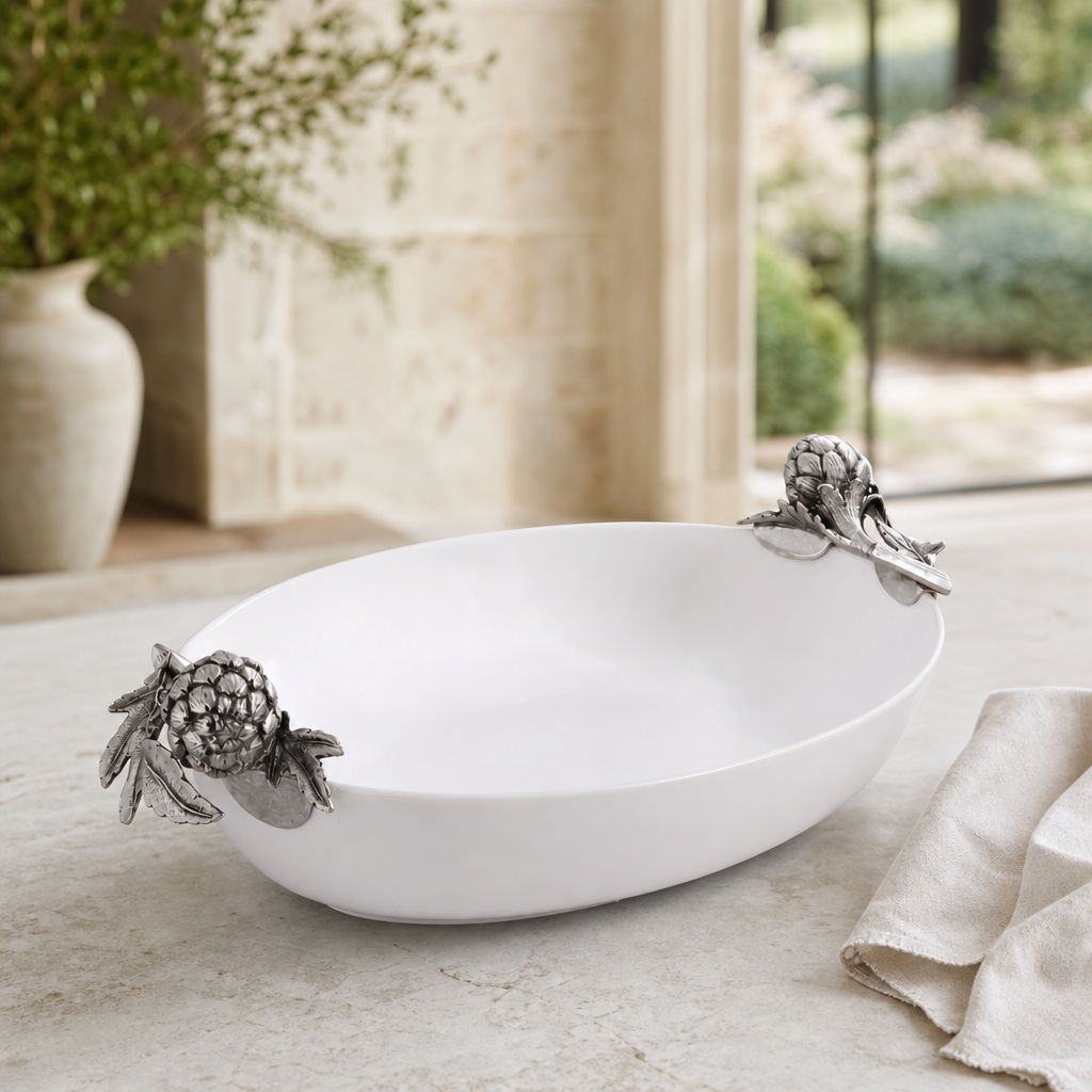 Artichoke Stoneware Serving Dish 3