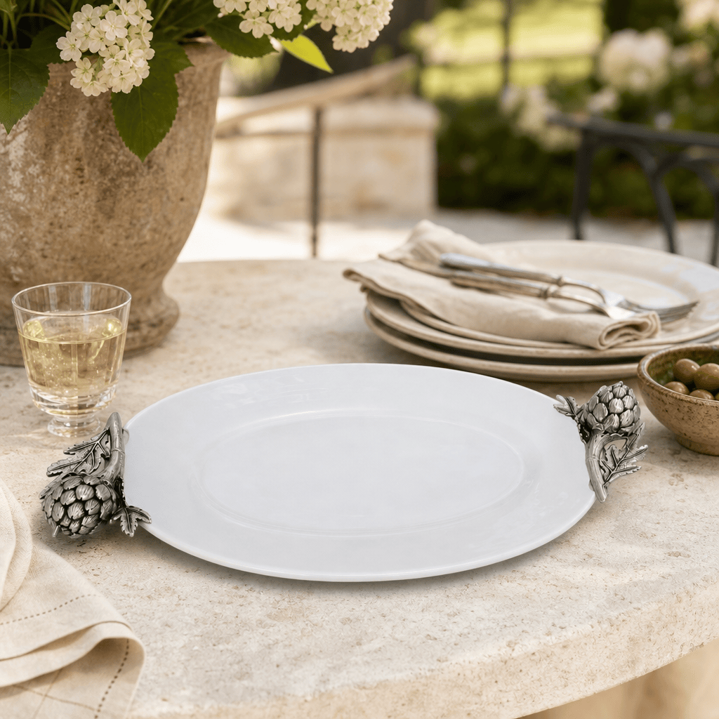 Artichoke Stoneware Serving Dish 9