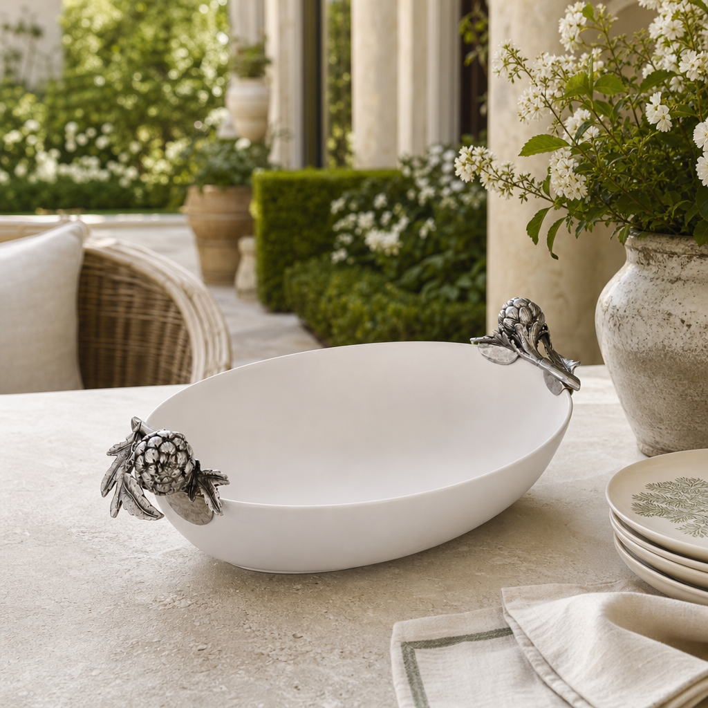 Artichoke Stoneware Serving Dish 5