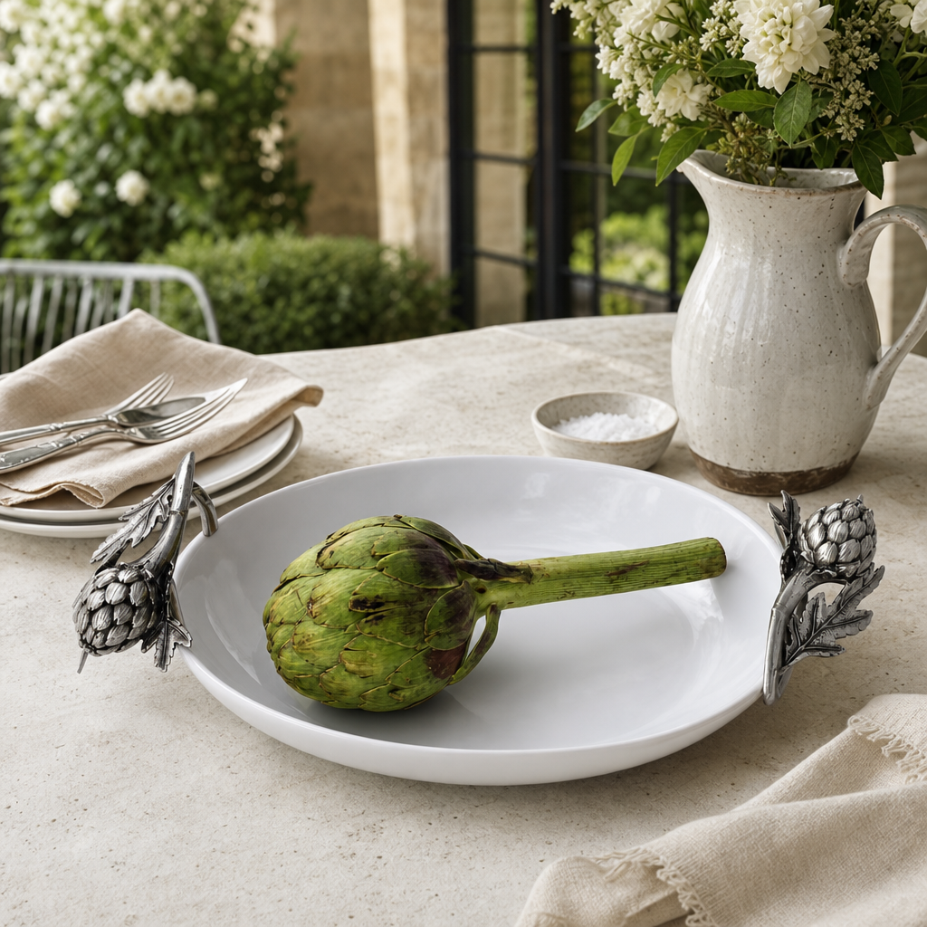 Artichoke Stoneware Serving Dish 6
