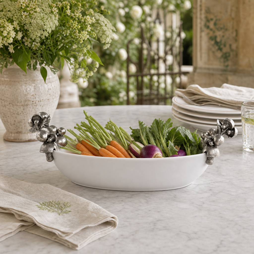 Vegetable Stoneware Dish 6
