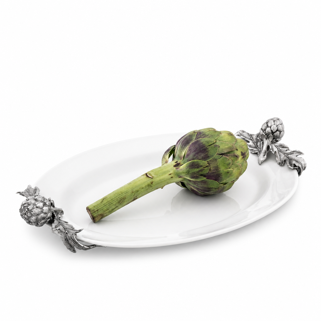 Artichoke Stoneware Deep Tray 1