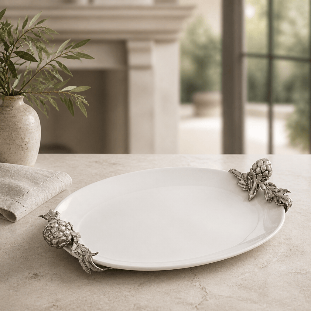 Artichoke Stoneware Deep Tray 3