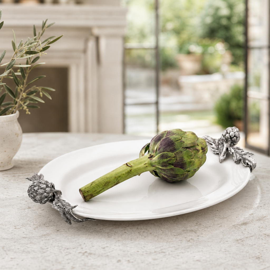 Artichoke Stoneware Deep Tray 2