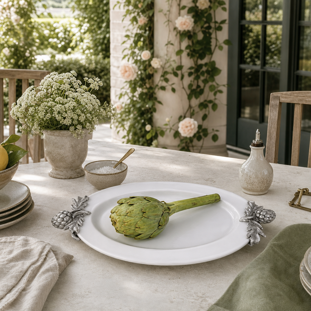 Artichoke Stoneware Deep Tray 5