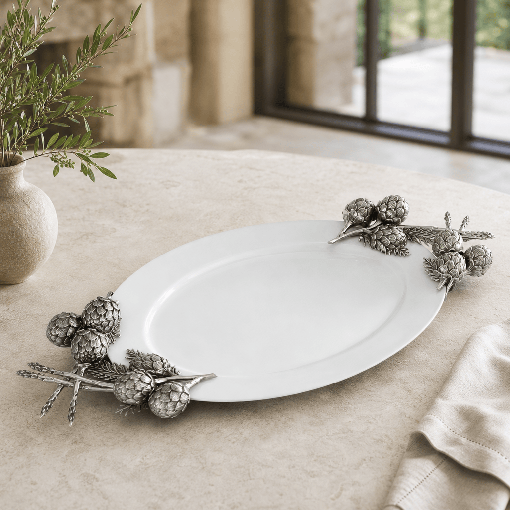 Artichoke Stoneware Tray 2