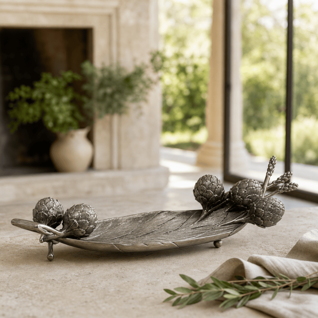Artichoke Stoneware Tray 3