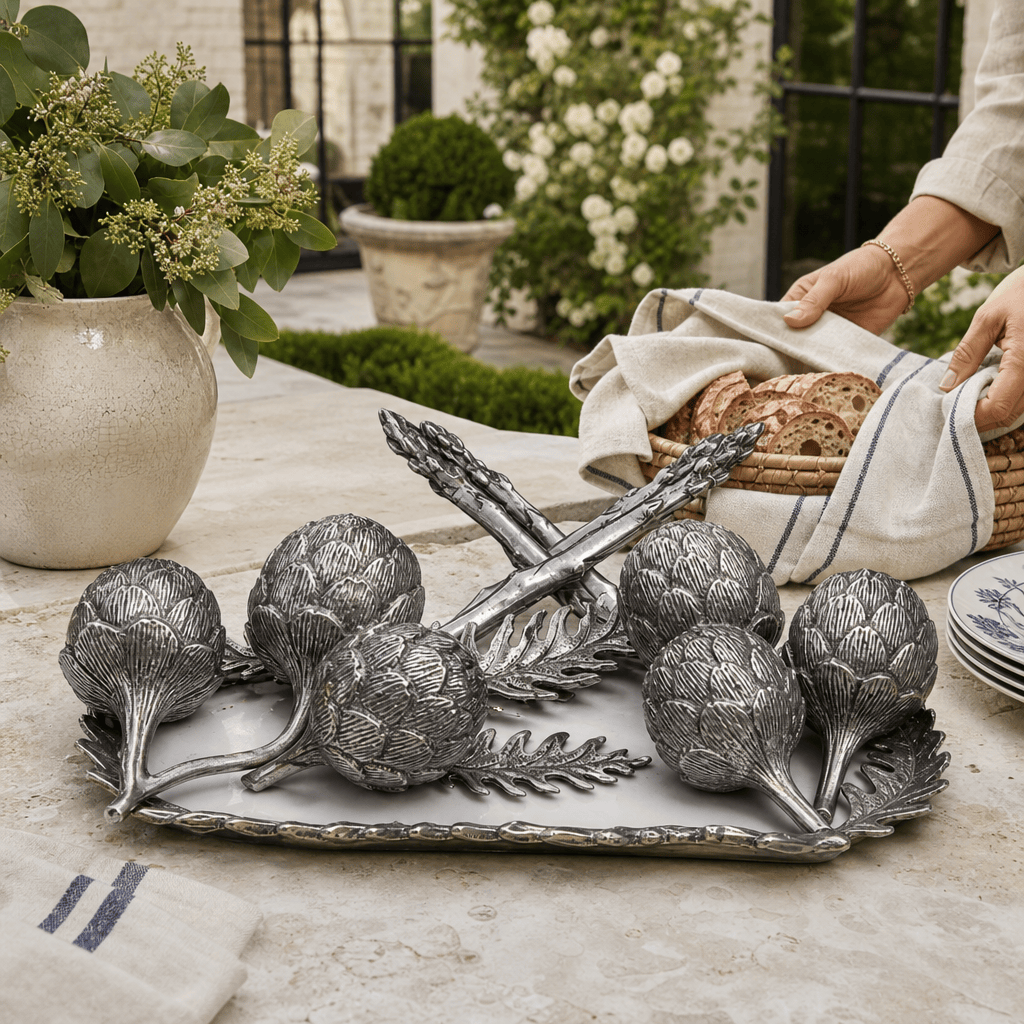 Artichoke Stoneware Tray 7