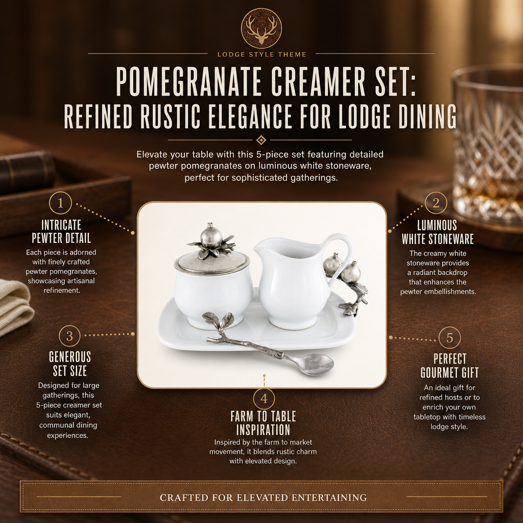 Pomegranate Creamer Set 12