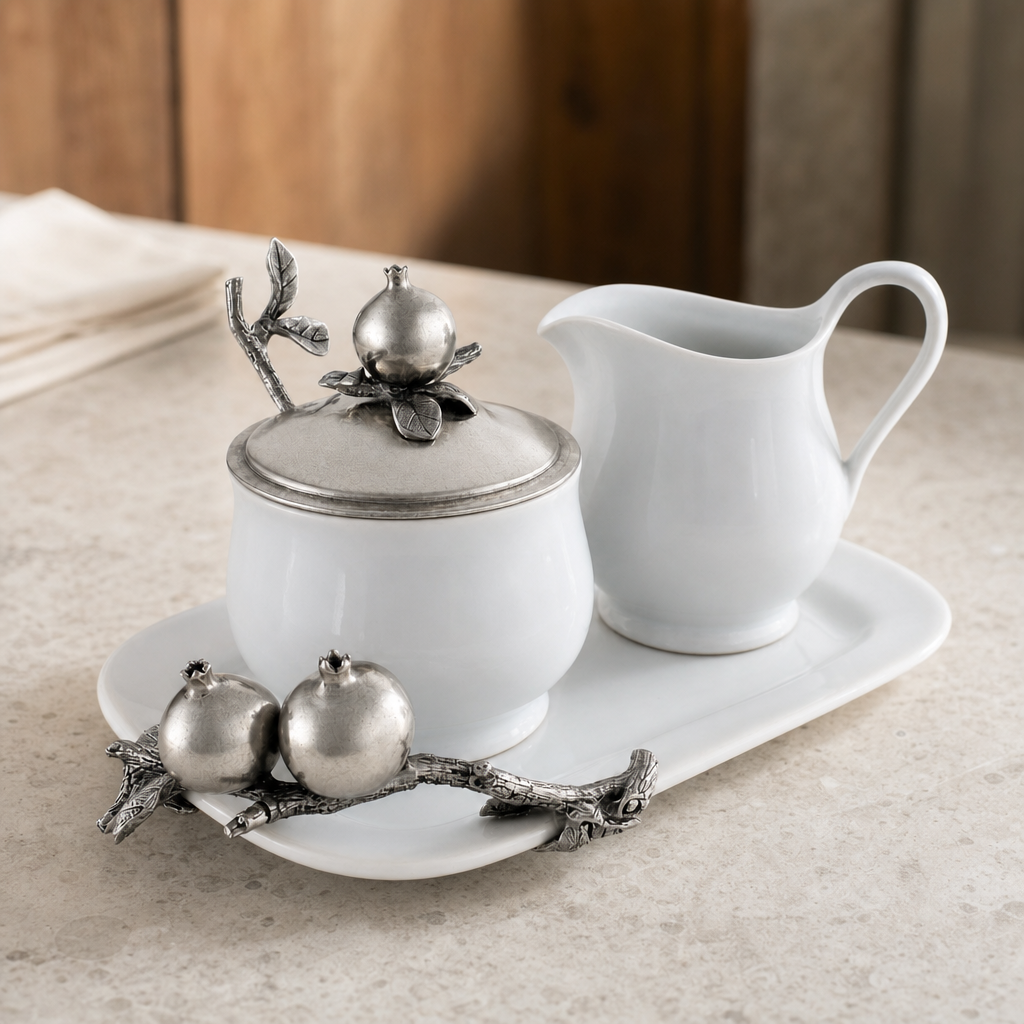 Pomegranate Creamer Set 4