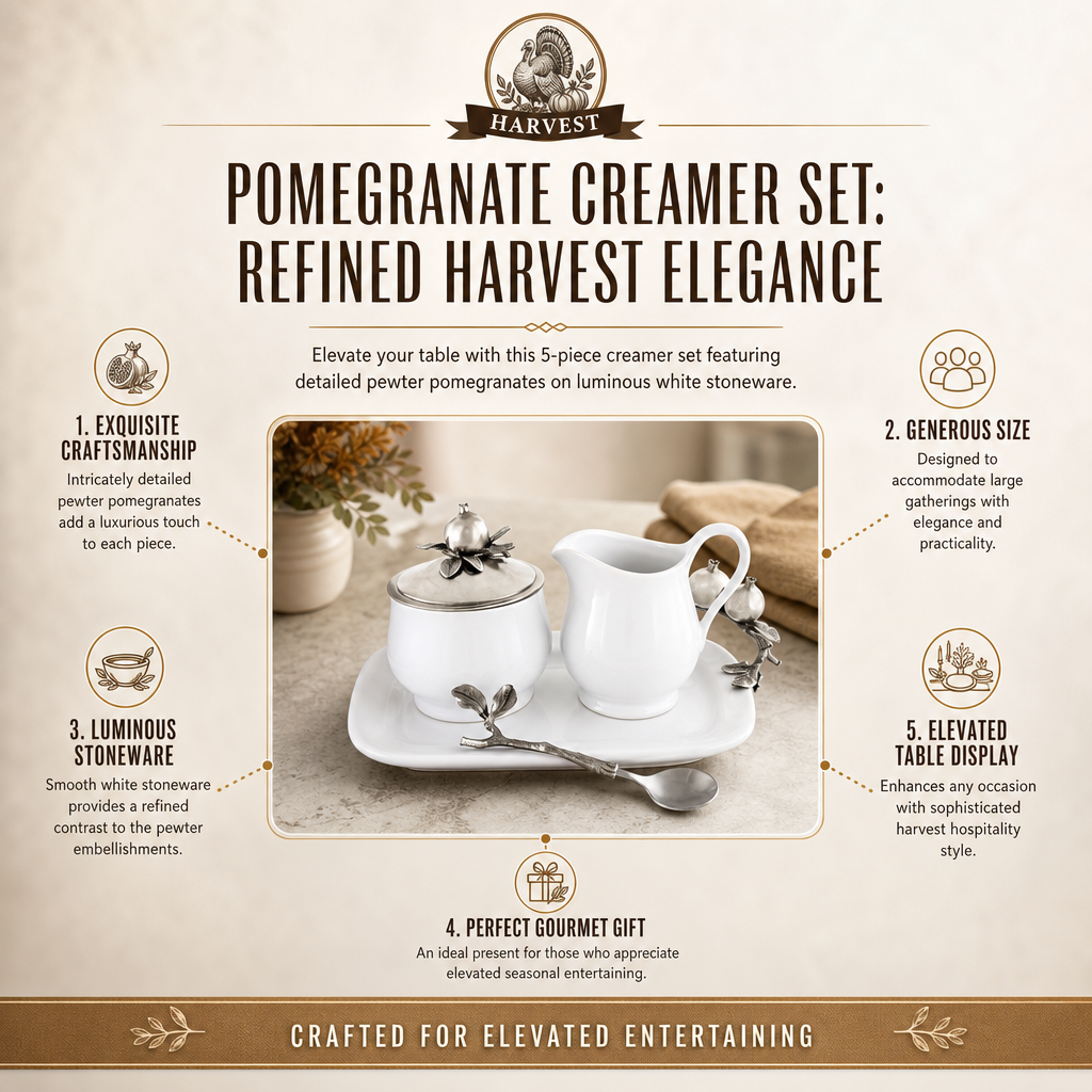 Pomegranate Creamer Set 1