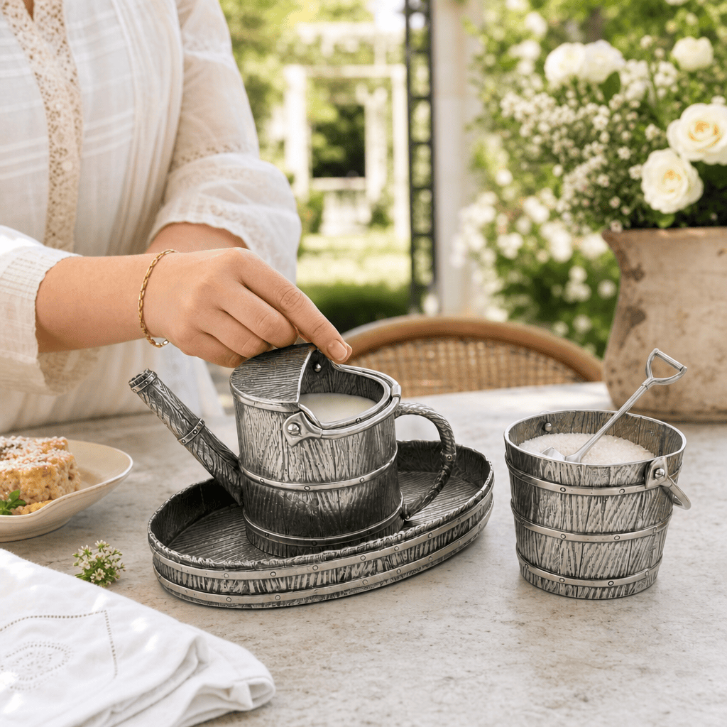 Watering Can Creamer Set 6