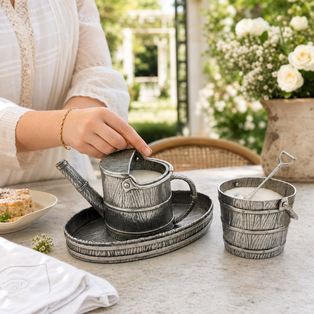 Watering Can Creamer Set 6