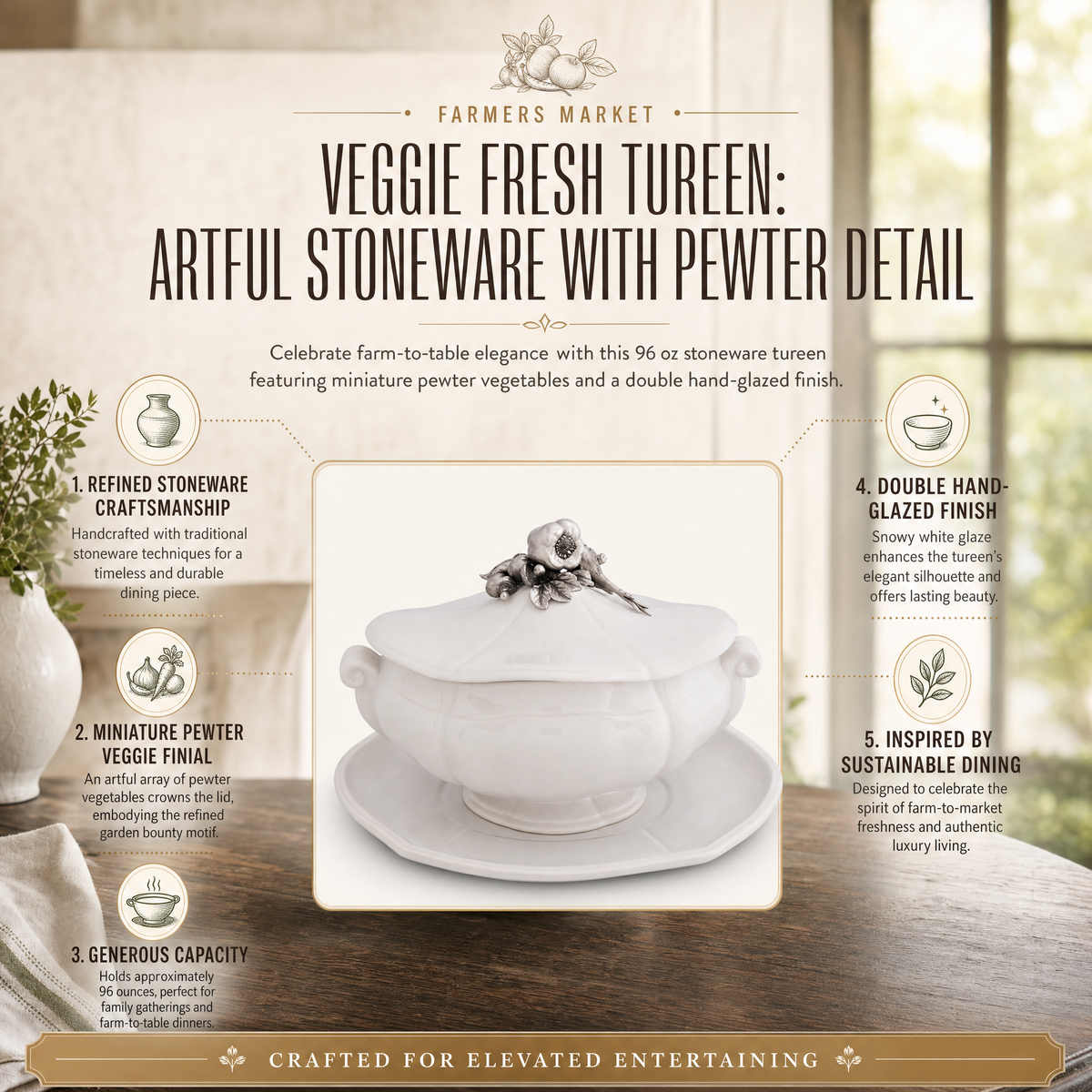 Veggie Fresh Tureen 9