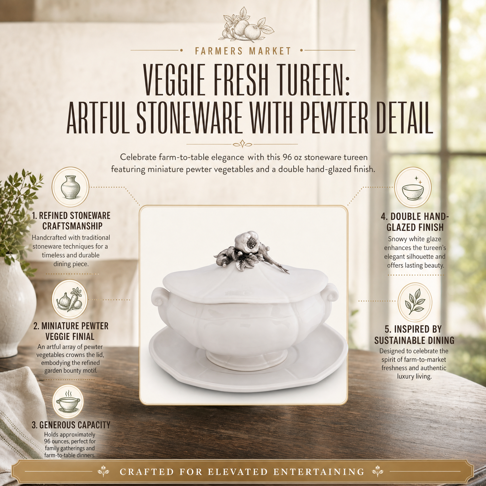 Veggie Fresh Tureen 9