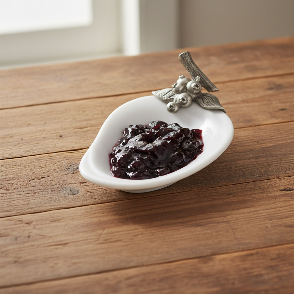 Blueberry Jam Server / Spoon Rest