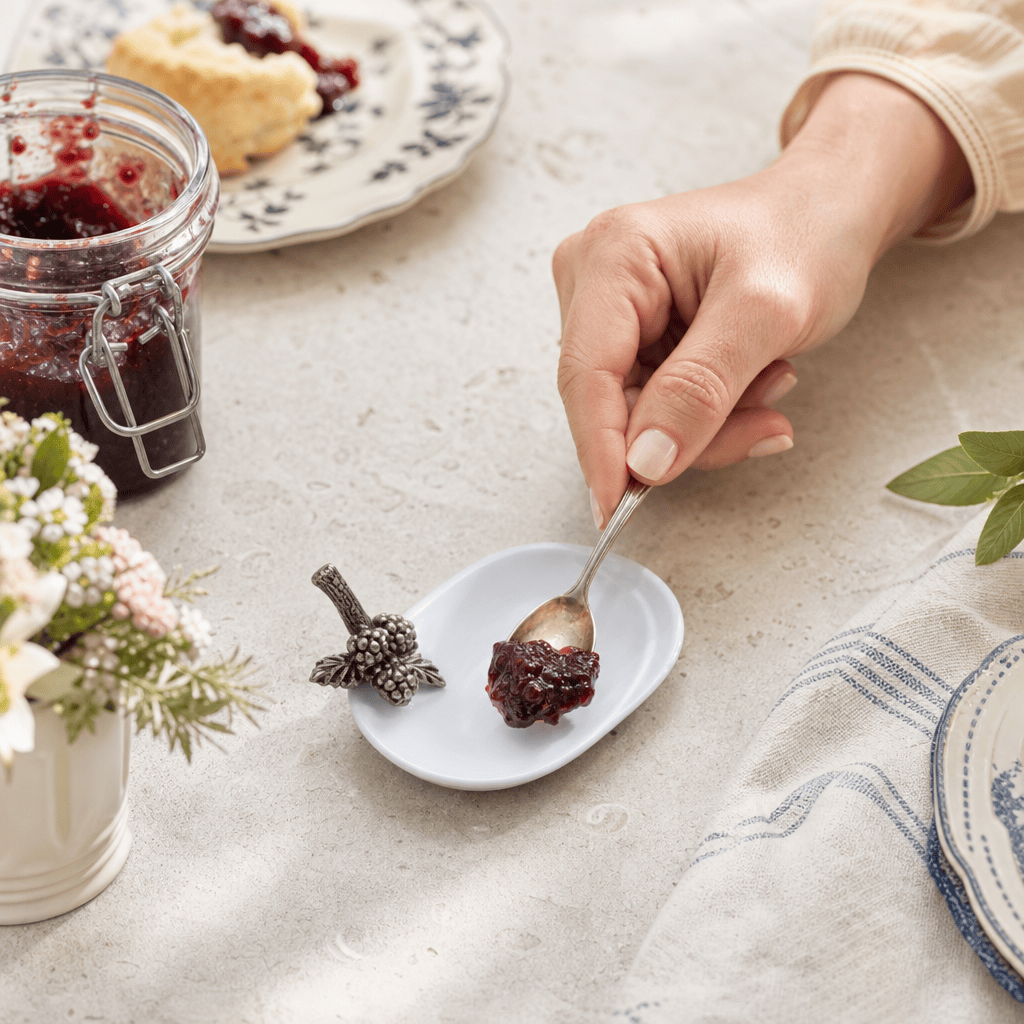 Blackberry Jam Server / Spoon Rest 6