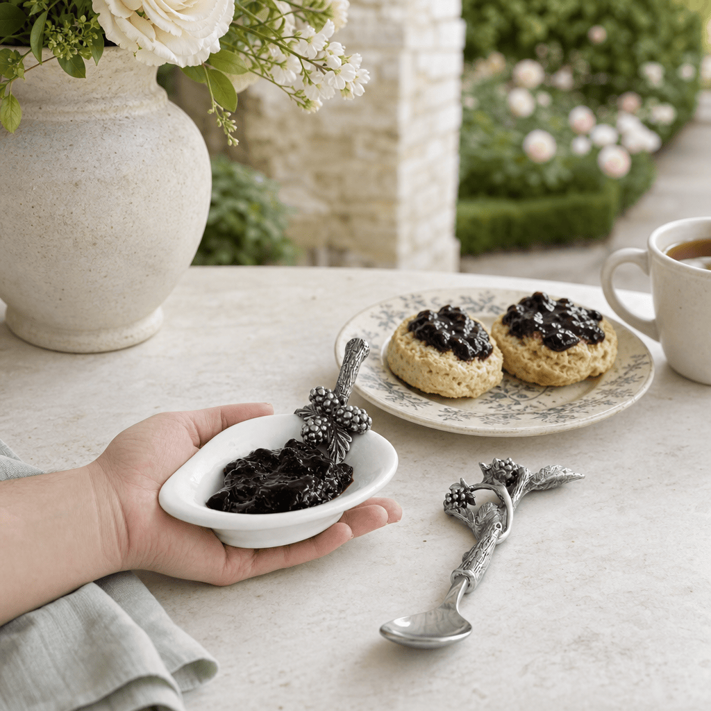 Blackberry Jam Server / Spoon Rest 7