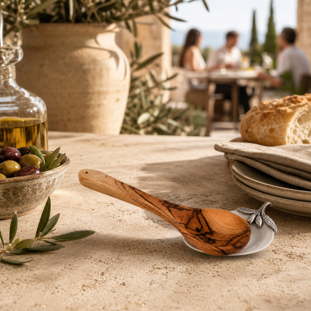 Olive Oil Server / Spoon Rest 9