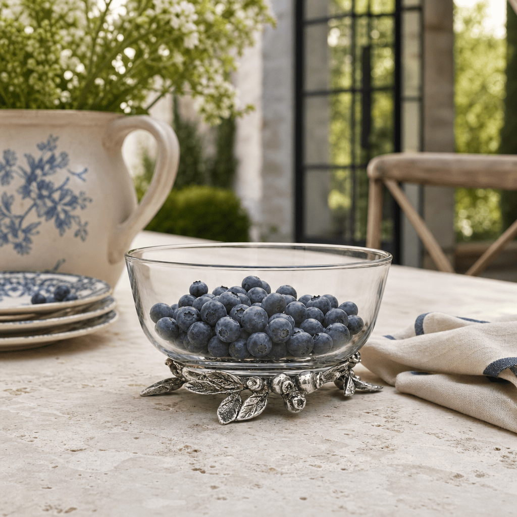 Blueberry Glass Bowl 7