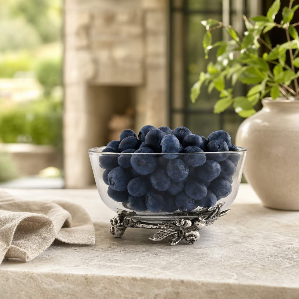 Blueberry Glass Bowl 2