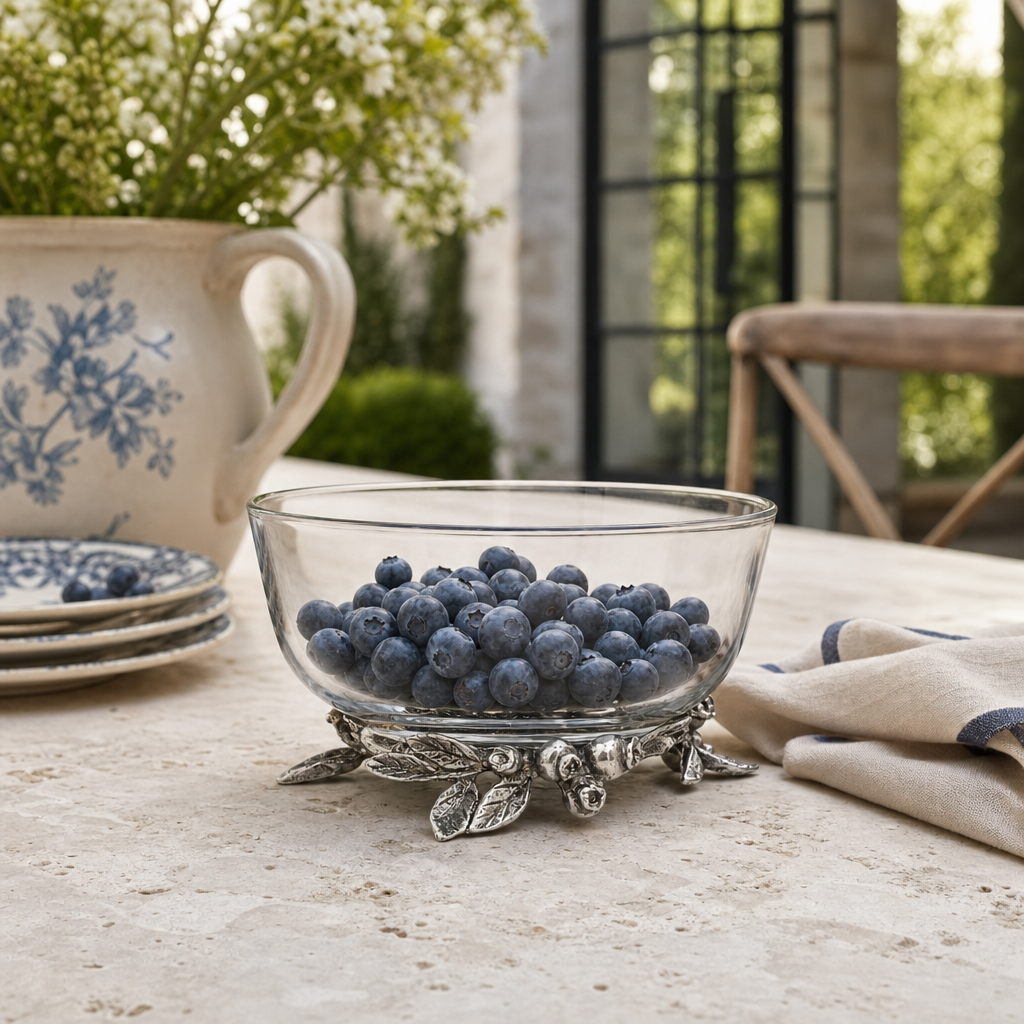 Blueberry Glass Bowl 6