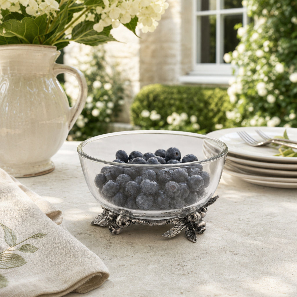 Blueberry Glass Bowl 7