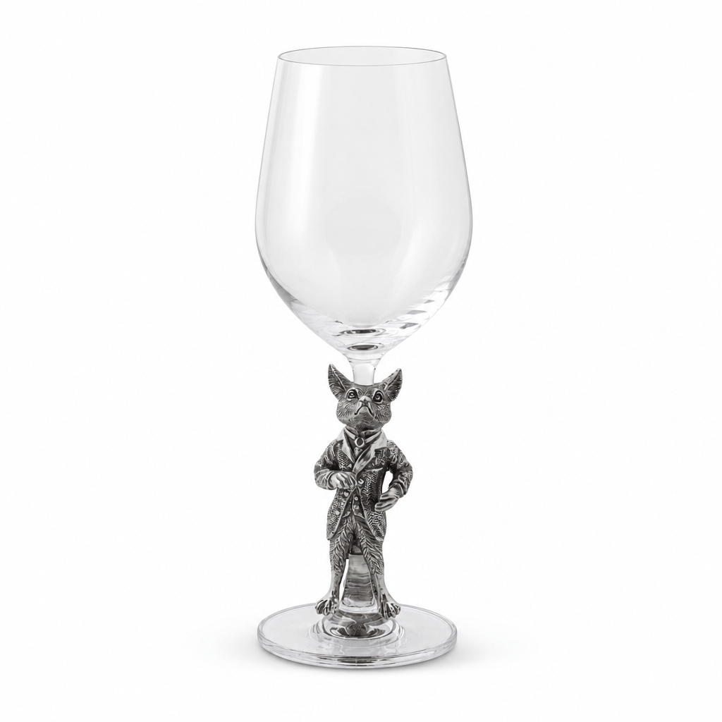 Hunting Dressed Fox Wine Glass 10