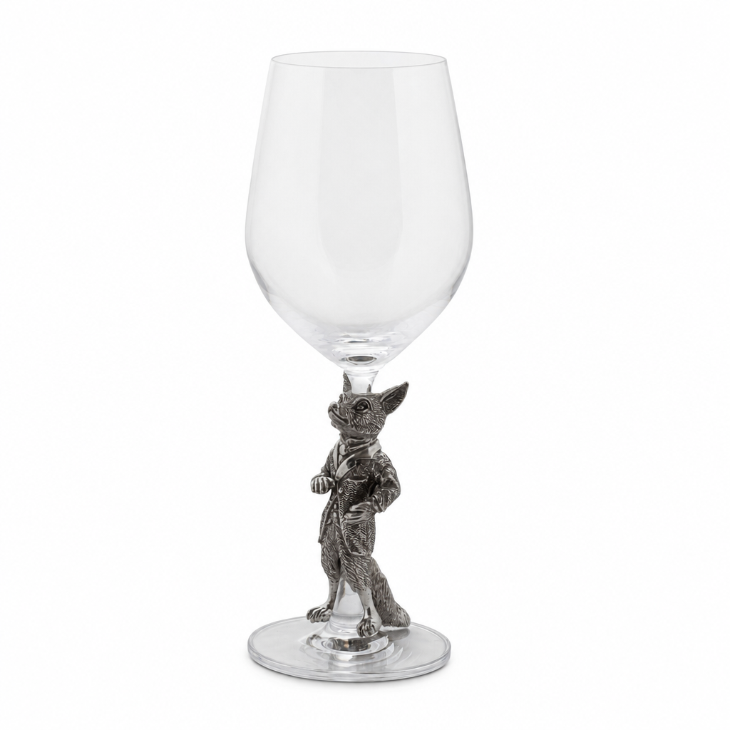 Hunting Dressed Fox Wine Glass 1