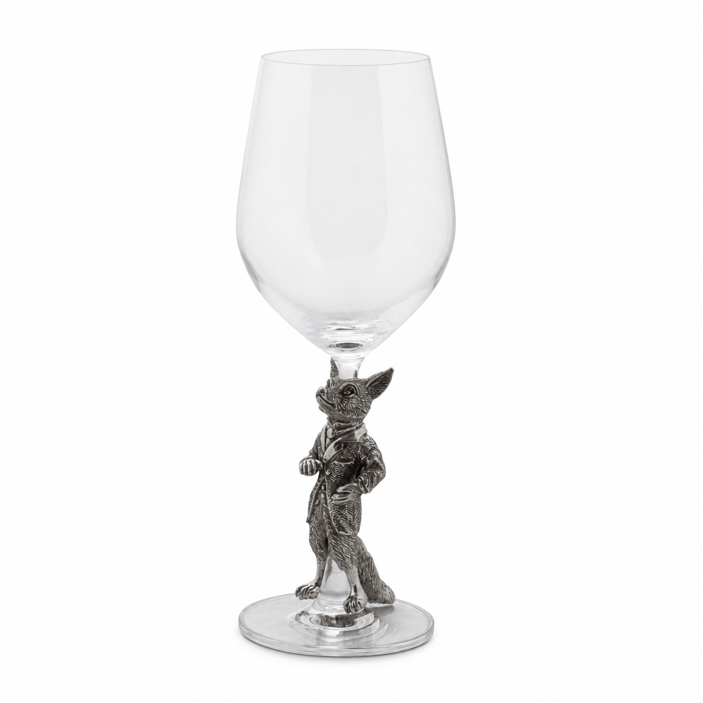 Hunting Dressed Fox Wine Glass 1