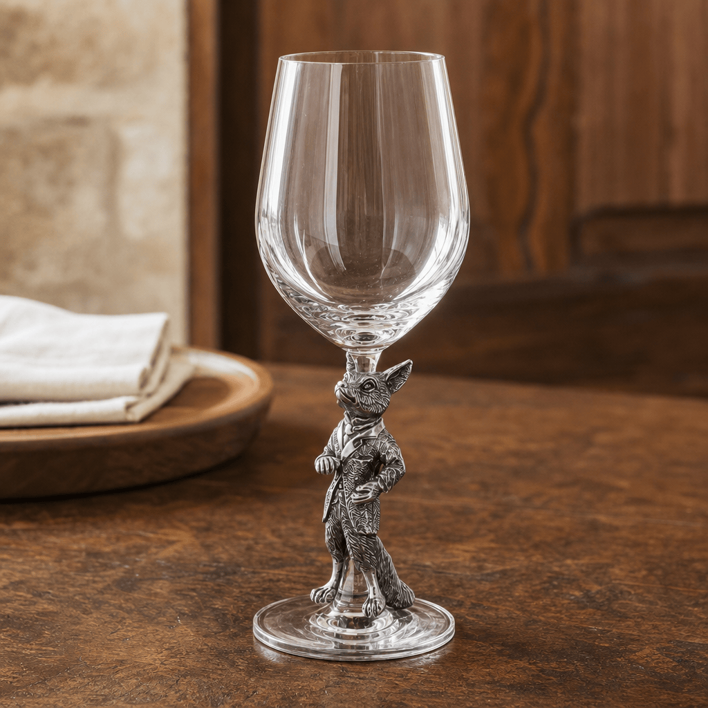 Hunting Dressed Fox Wine Glass 1