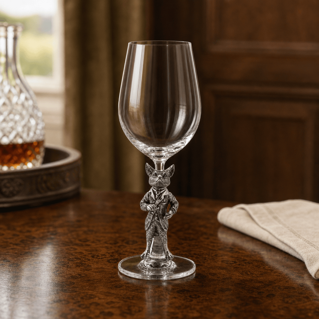 Hunting Dressed Fox Wine Glass 3