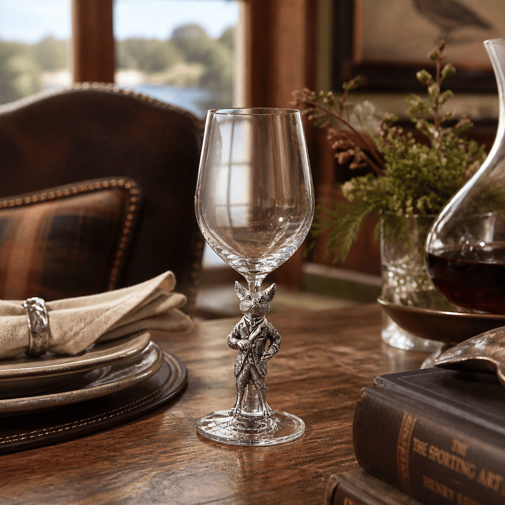 Hunting Dressed Fox Wine Glass 7