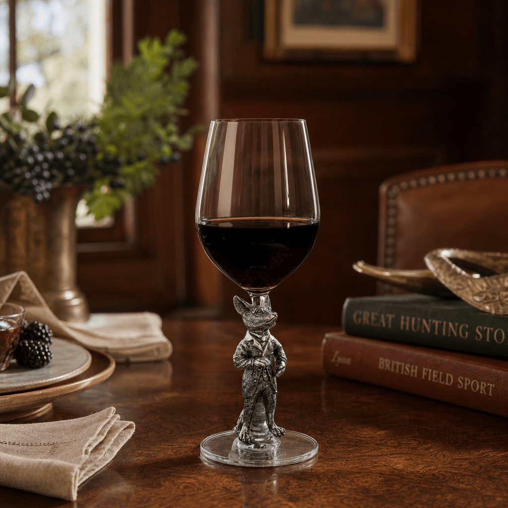 Hunting Dressed Fox Wine Glass 9