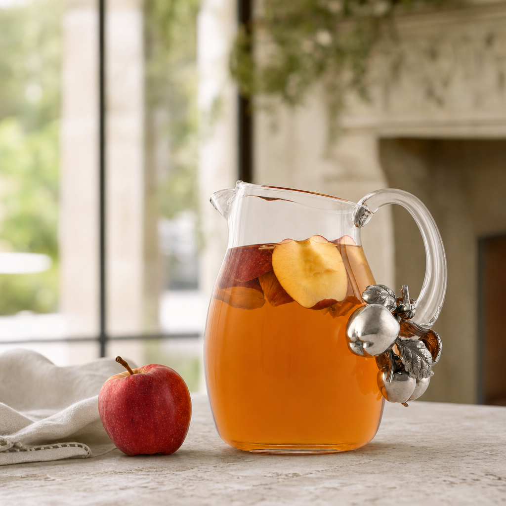 Apple Glass Pitcher 1