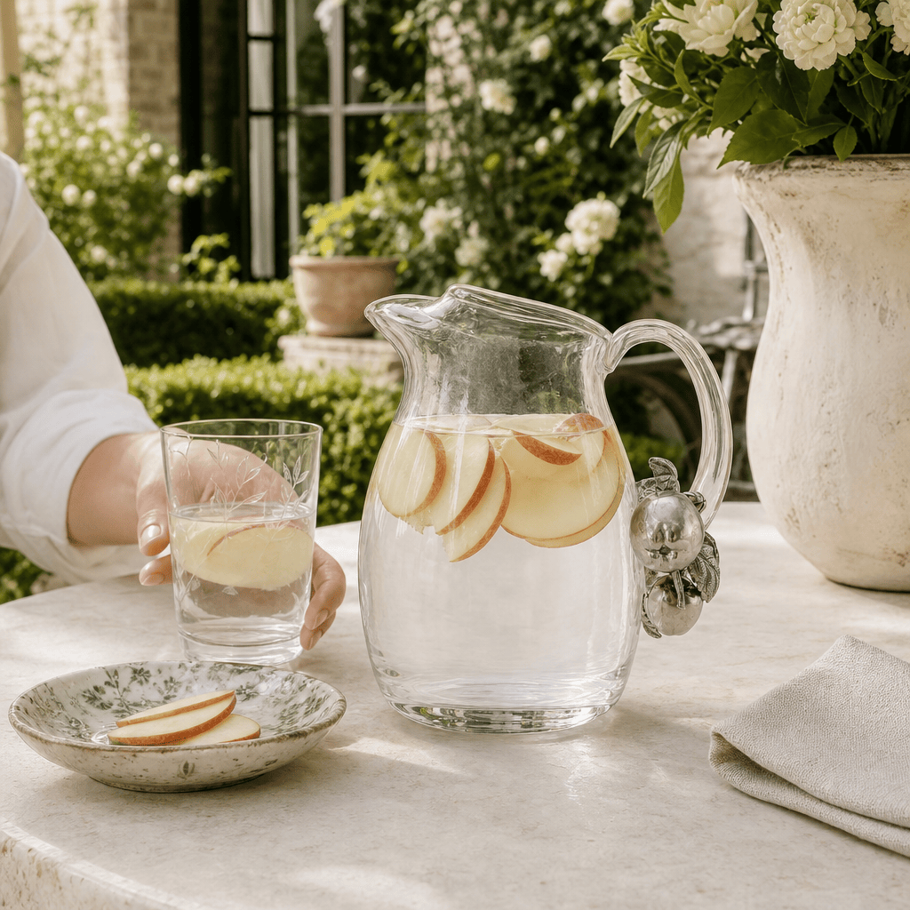 Apple Glass Pitcher 9