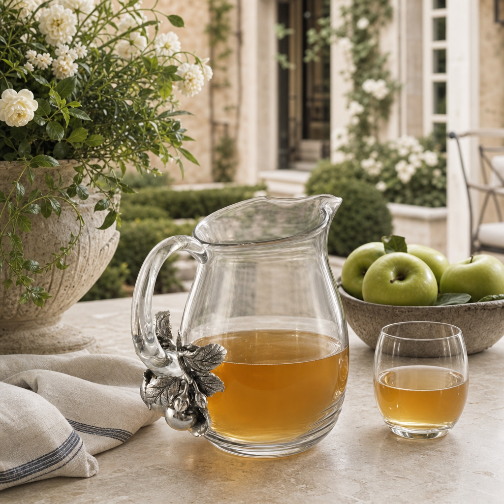 Apple Glass Pitcher 7
